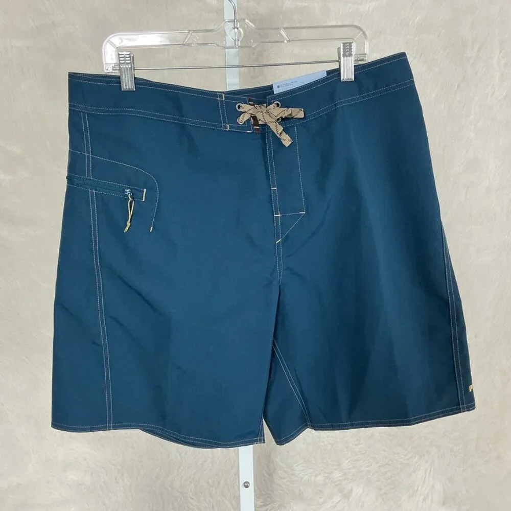 Patagonia Men's Blue Regular Fit Minimalist Wavefarer Board Shorts 19